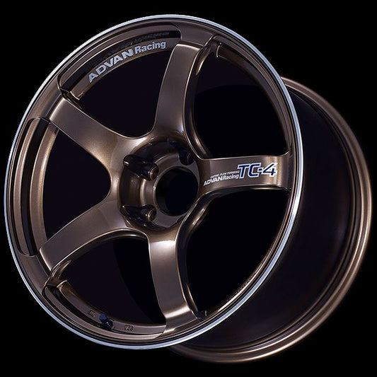 Advan TC4 18x9.5 +45 5x114.3 Umber Bronze and Ring Wheel