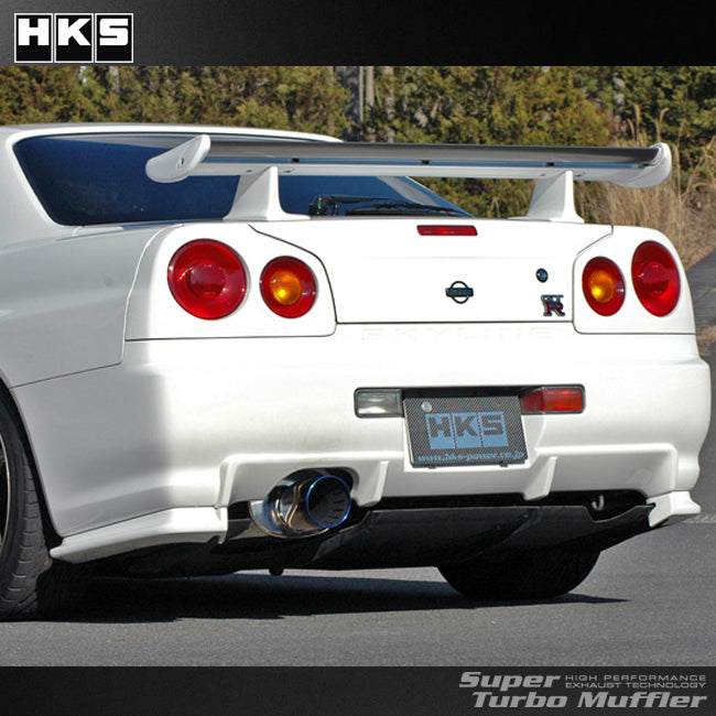 HKS Super Turbo Catback Exhaust Muffler - Skyline R34 RB26DETT