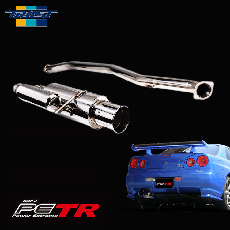 GReddy Power Extreme TR Cat-Back Exhaust - Nissan Skyline GTR R34