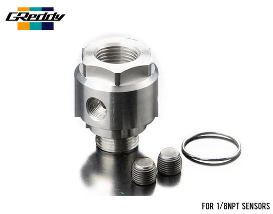 GReddy 1/8PT Multiple Oil Sensor Adapter Fitting M18xP1.5