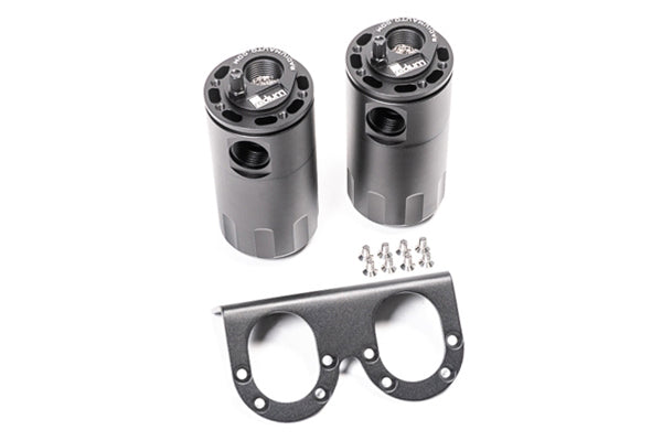Radium Engineering Dual Universal Catch Can Kit - Fluid Lock