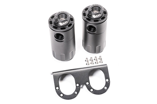 Radium Engineering Dual Universal Catch Can Kit - Fluid Lock