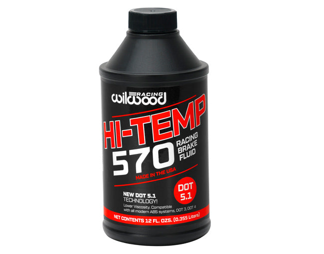 Wilwood 570 - Dot 5.1 Racing Brake Fluid - 12 oz / 355ml Bottle
