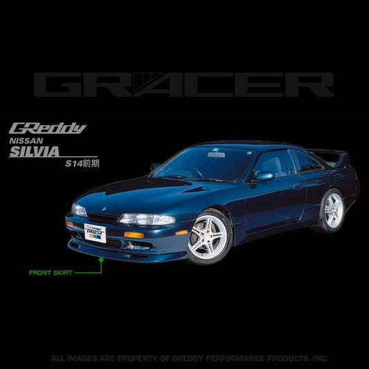 GReddy 95-96 Nissan S14 Zenki 240sx Urethane Front Lip Spoiler