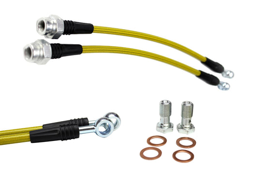 ISR Performance Stainless Steel Rear Brake Lines - Nissan 240sx S13 / S14