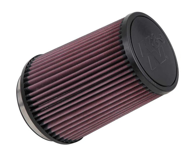 K&N High Flow Universal Air Filter 4in inlet / 5.4in Base / 4.4in Top / 7in Height
