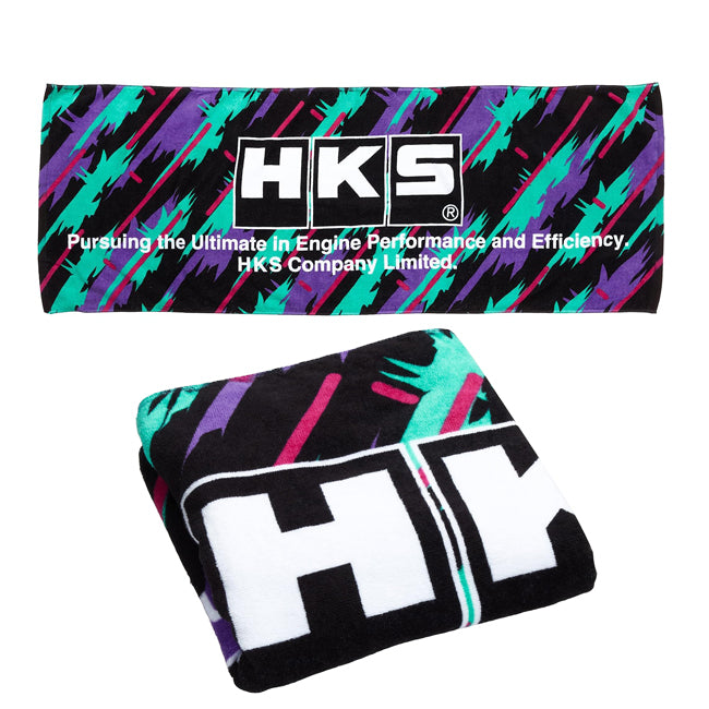 HKS Super Racing Sports Towel Oil Splash color - 42cm x 120cm