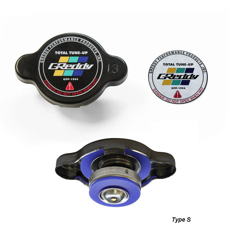 GReddy Type-S 1.3 Radiator Cap Nissan / Subaru / Mazda / Some Toyota - Black