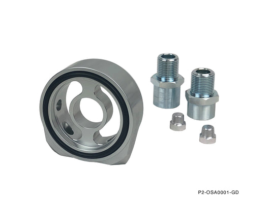 P2M Oil Filter Sandwich Adapter - M20x1.50 & 3/4-16UNF