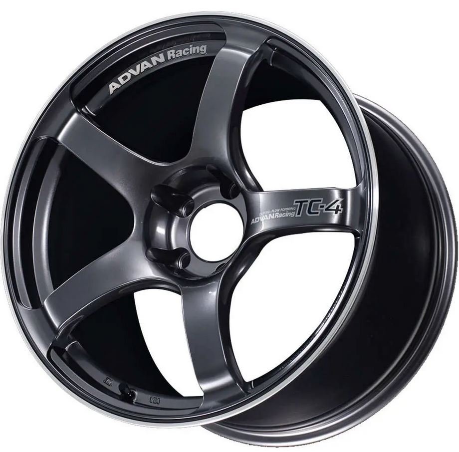 Advan TC4 18x9.5 +35 5x114.3 Racing Gunmetallic and Ring Wheel