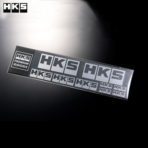 HKS Metal Logo Sticker - 3 sizes Pack