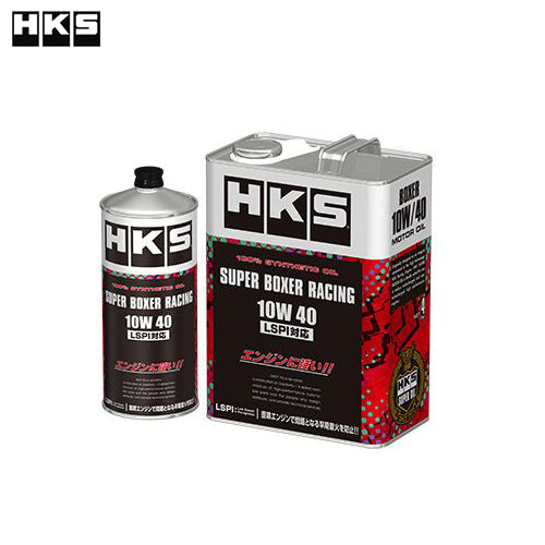 HKS Super Boxer Racing Synthetic Oil - 10W-40 4L (1 Gal)