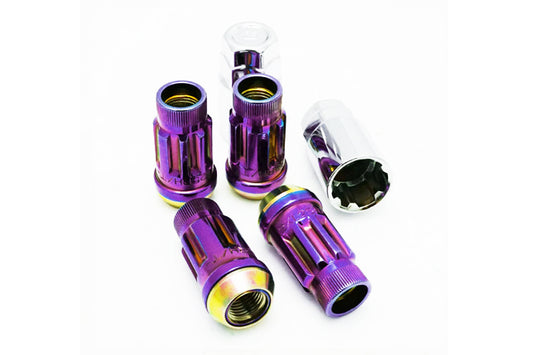 Wheel Mate Mutkei SR45R Lug Nut 4PCS Lock Set 12x1.25 - Burned Titanium