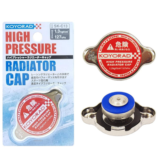 Koyo Radiator Cap - Type A - (Red / 1.3 Bar / 18.9psi)