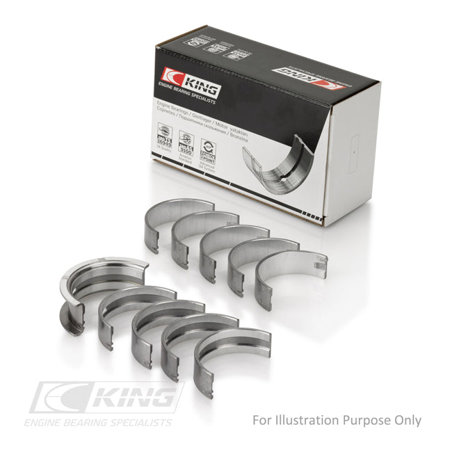 King Engine Bearings Nissan KA24E (Size +0.75mm) Main Bearing Set