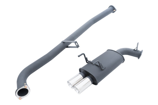 Megan Cat-Back Exhaust Muffler Black Series S13 240sx - 3in Dia / Dual 3in tip