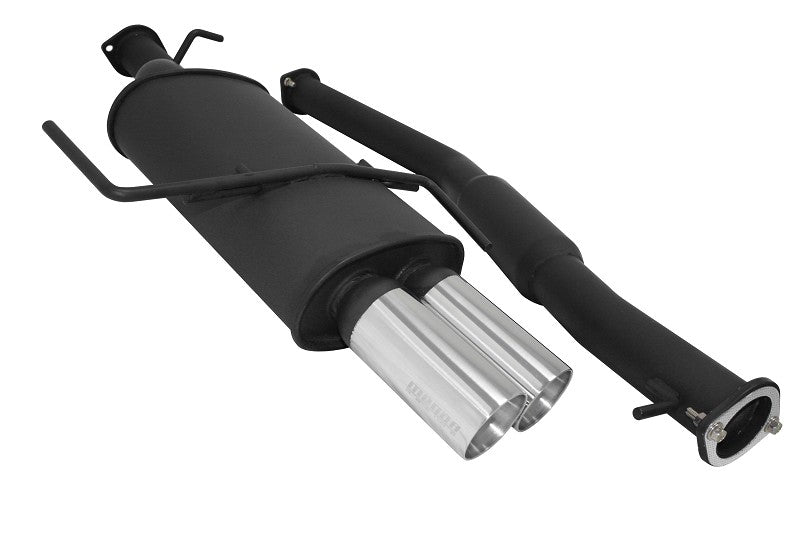 Megan Type 2 Cat-Back Exhaust Muffler Black Series S14 240sx - 3in Dia / Dual 3in tip