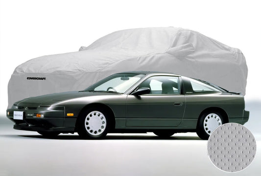 Covercraft 240sx S13 Hatchback w/Spoiler Mirror Pocket 5-Layer Car Cover