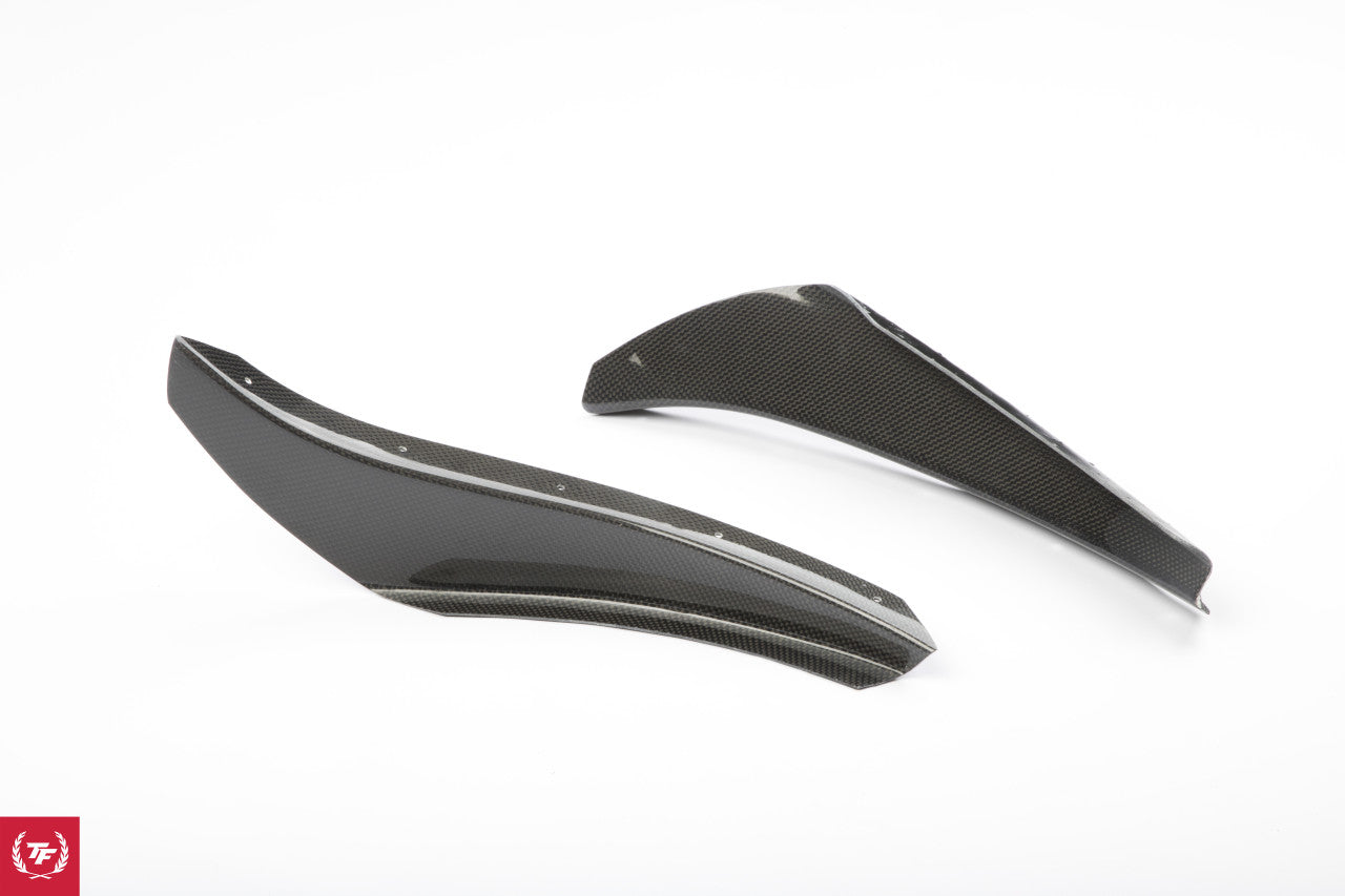 Origin Universal Carbon Front Bumper Ex-Canards - PAIR