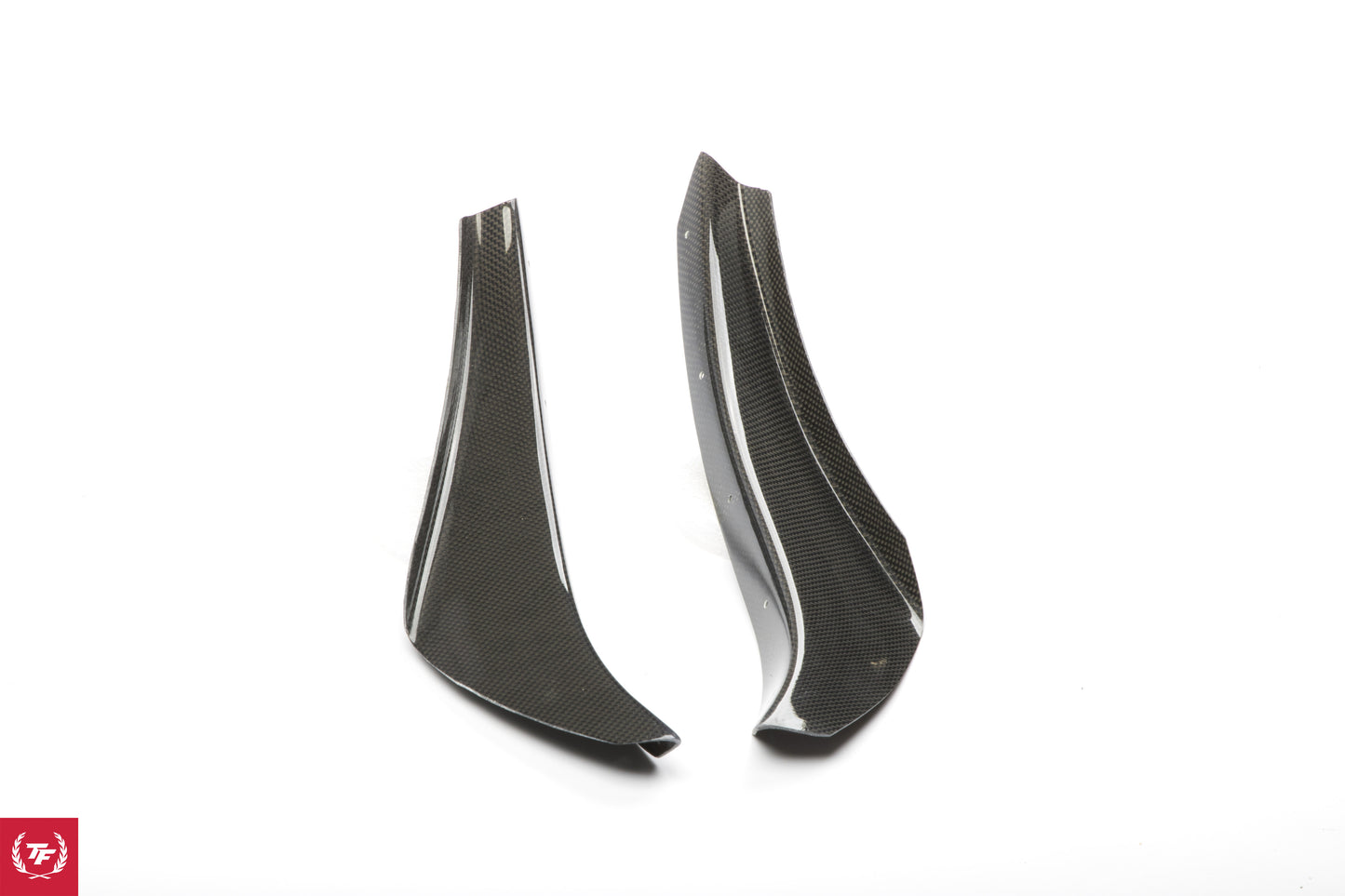 Origin Universal Carbon Front Bumper Ex-Canards - PAIR