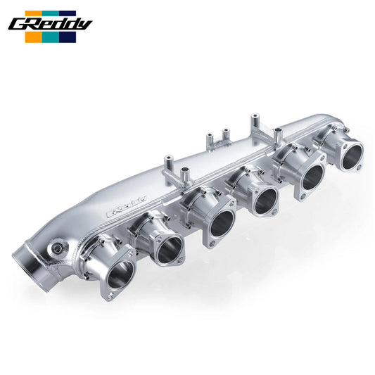 GReddy Intake Manifold Plenum Kit - RB26 R32 R33 R34 Throttle Surge Tank - Silver