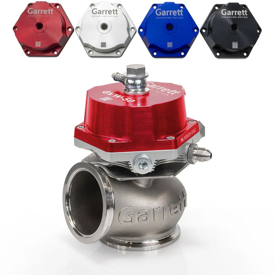 Garrett GVW-50 50mm External Wastegate Kit - Red