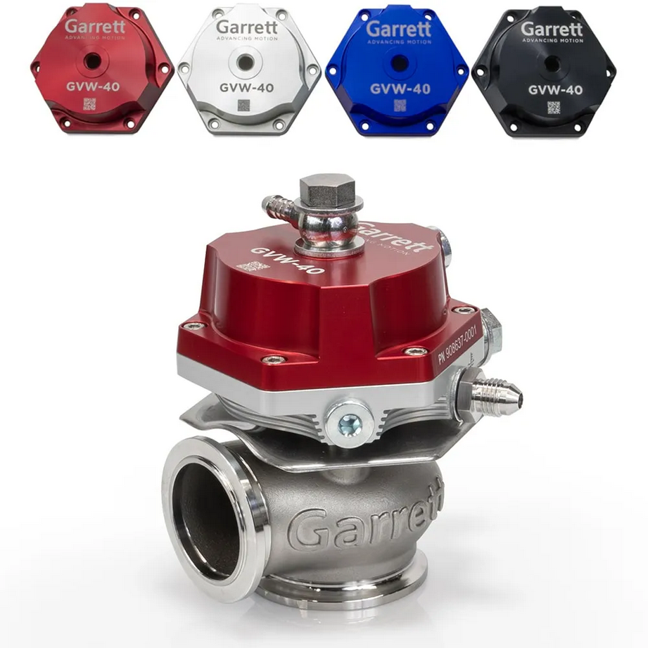 Garrett GVW-40 40mm External Wastegate Kit - Red