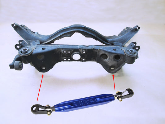 Megan S13 240sx Rear Lower Tie Subframe Support Bar – Blue