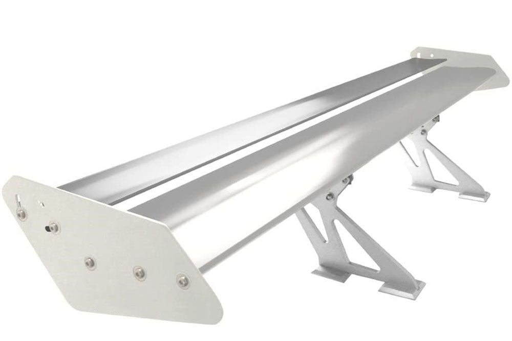 Megan Aluminum GT Wing Spoiler - Silver 56″