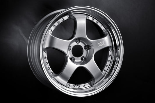 SSR Professor SP1 18x10.5 +18 SL 5x114.3 High Bright Silver Wheel *SPECIAL ORDER*