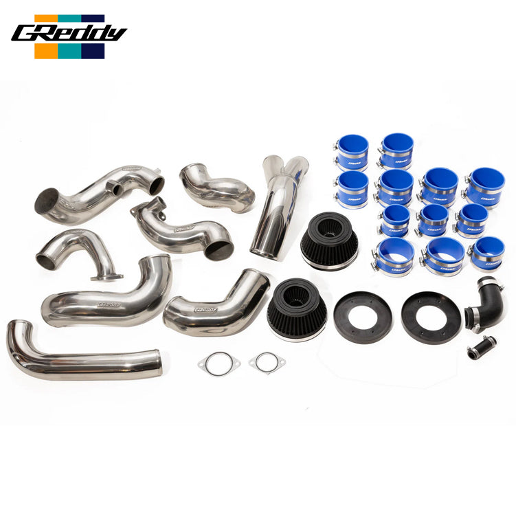 GReddy Twin Airinx Turbo Air Intake Piping Kit - Skyline GTR R33 R34 RB26DETT