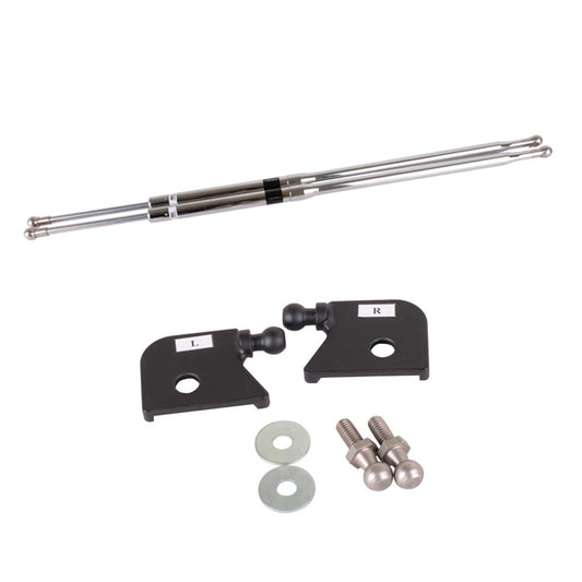 NRG Hood Damper Kit - 89-94 240sx S13 - Polished