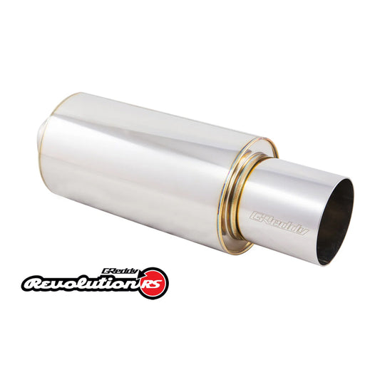 GReddy Revolution RS Universal Muffler Inlet 2.5in / Outlet 4in