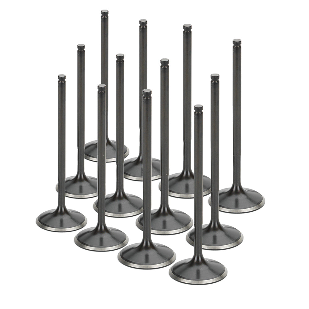 Supertech RB25 Black Nitrided Intake Valve +1mm Oversize - Set/12