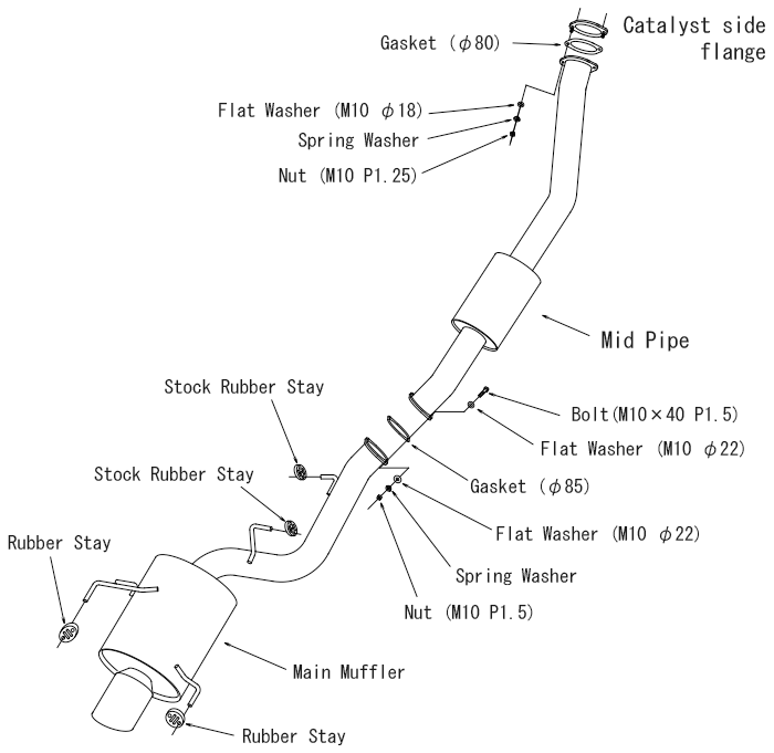 HKS Super Turbo Muffler Urban Matte Edition - Skyline GTR R34 RB26DETT