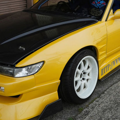 Origin Nissan S13 Silvia Front Fenders +20mm Double Vent - PAIR