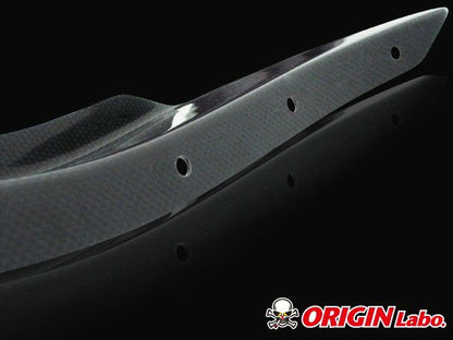 Origin Universal Carbon Front Bumper Ex-Canards - PAIR