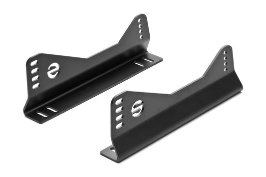 Sparco Bucket Seat Side Mount Aluminum - Black