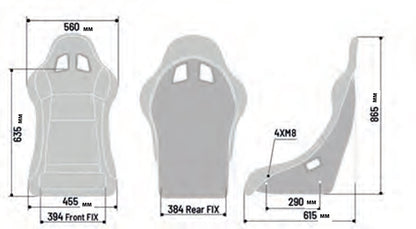 Sparco EVO S QRT FIA Racing Bucket Seat