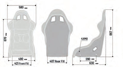 Sparco PRO 2000 Martini Racing Edition Bucket Seat - Navy