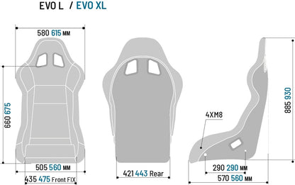 Sparco Seat EVO - XL QRT