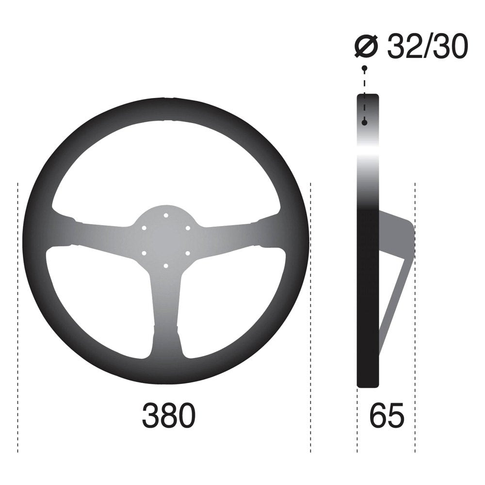 Sparco R368 Racing Steering Wheel - 350mm Suede