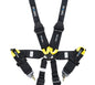 NRG FIA 6 point 3in Seat Belt - Rotary CamLock Harness - Black