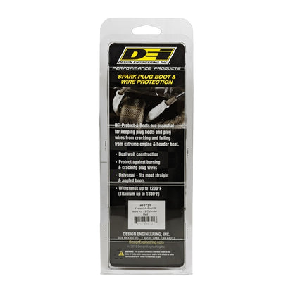 DEI Protect-A-Boot Spark Plug Wire Protector Kit - 2 Pack - Red