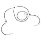 Chase Bays S13 / S14 / S15 Dual Rear Calipers BBE (w/In Bay Relocation) Hydro Handbrake Line Kit