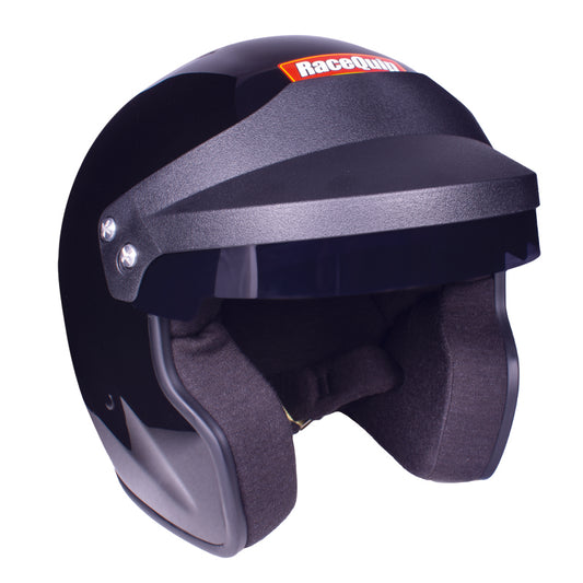 Racequip OF20 Open Face Helmet - L - Gloss Black