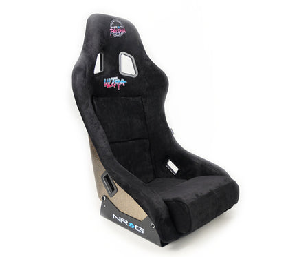 NRG FRP Bucket Seat ULTRA Edition - Black Alcantara - Medium