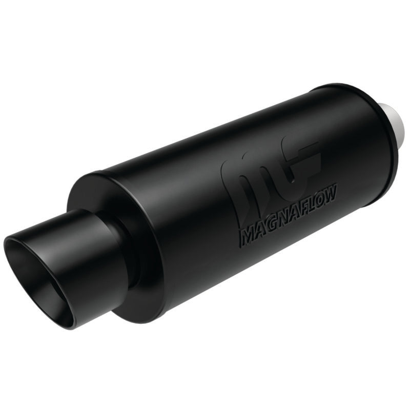 MagnaFlow Street Exhaust Muffler Black - 14x6x6 - 2.25in inlet / 4in Tip