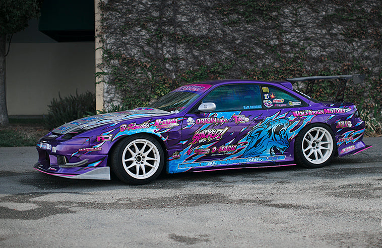 Origin S13 to S15 +20mm Single Vent Front Fenders - PAIR