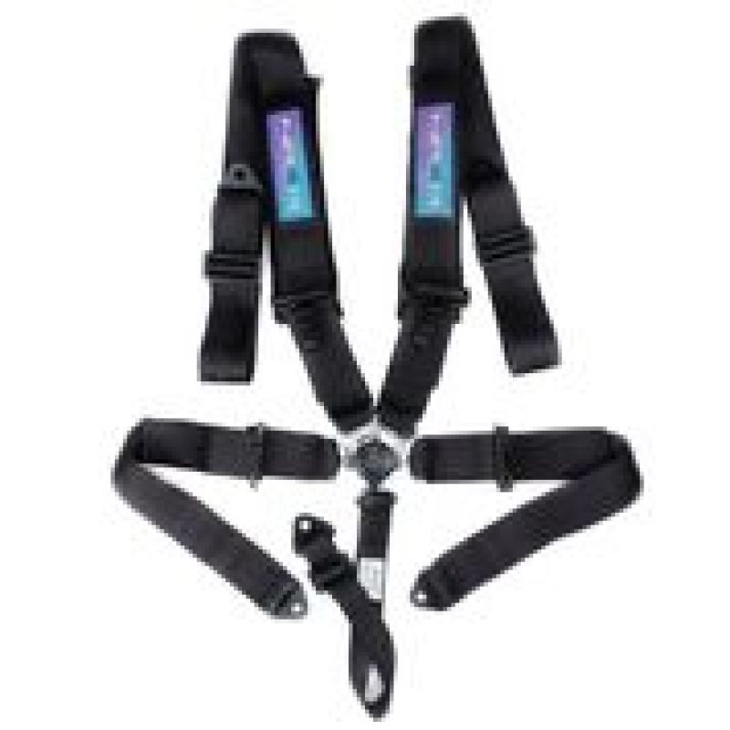 NRG SFI 5 point 3in. Seat Belt Harness - CamLock - Black